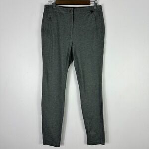 Talbots Skinny Ankle Pants Sz 6 Gray Large Trousers Stretch Quiet Luxury Office